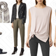 Ulla Suede Sandal, $228 | East Heel Sandal, $260 | Macchia Scarf, $112 | Aledia Pants, $142 | Heny Top, $128 | Shera Top, $156